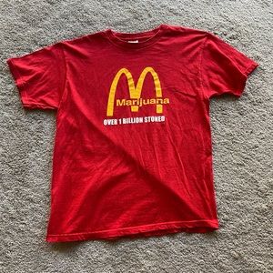 Vintage, McDonalds, Marijuana Parody Shirt